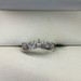  18K WHITE GOLD WEDDING BAND CROWN LOOK