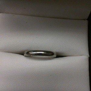  WHITE GOLD 18K BAND