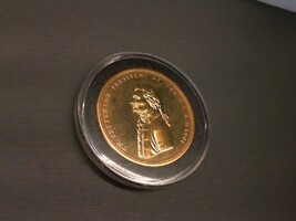 President Jefferson Peace and Friendship #28 US Mint Coin 1 1/4" Bronze Medal