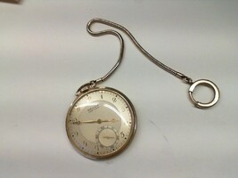 Antique Gruen Veri-Thin Pocket Watch - 15 Jewels - Size 14 - Works!