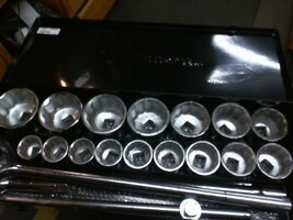 Pittsburg 3/4 inch socket set 22 pc  (SAE)