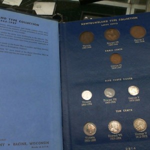 Newfoundland Type Collection 1865-47 Complete, 15 are silver Coins, 4 are Copper