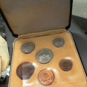 Bank of Uganda First Mint 1966 6-Coin Set 