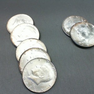 Kennedy Half Dollars - 1964 $39.99 or 1965 through 1969 $17.99