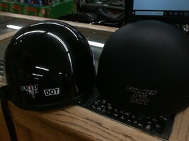 Black Sporting Helmets