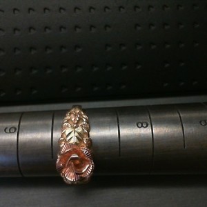  BLACK HILLS GOLD ROSE RING SIZE 7