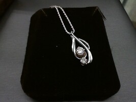 Fabulous White Gold 14kt 5.90gms Diamond Necklace - Appx 1.25 TCW Diamonds