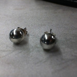 Sterling Silver Ball Earrings