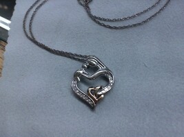  Sterling Silver Mother & Child Necklace