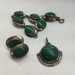 Sterling Silver & Malachite Set