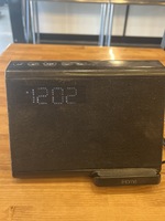 iHome Wireless Fast Qi Charging Bluetooth Alarm Clock Charging Stand iBTW390Open