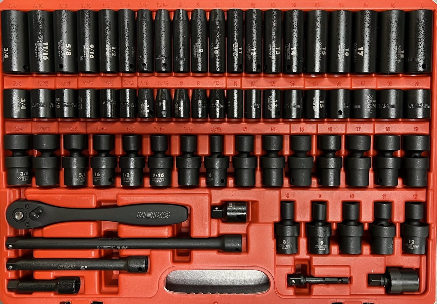 Neiko 73 Piece Socket Set | Great Plains Pawn
