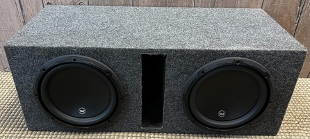 Pair of JL Audio W3 10" Subs in Ported Carpeted Box