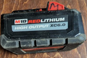 Milwaukee 6.0 AH High Output Battery