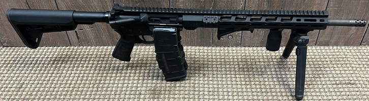 Ruger 556 Rifle w/ Magpul Bipod, Foregrip, Angle Grip, and Pistol Grip