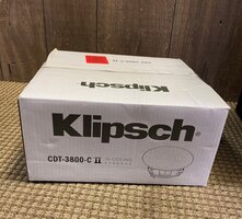 Klipsch CDT-3800-C II White In-Ceiling Speaker