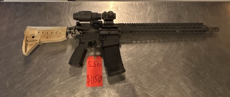 Lewis Machine & Tool Defender 2000 Complete Lower w/ BCM Hand Guard