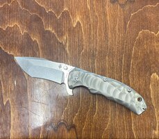 Kizer Caligine Fram Lock Knife Titanium (3.5