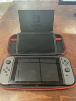 Nintendo Switch w/ Dock & Power Cable in Case (No HDMI or Joycon Straps/Sleeve)