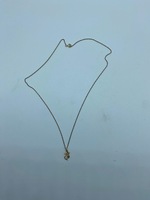 10kt Black Hills Gold Necklace w/ 2 Leaves