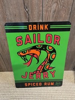 Sailor Jerry Green Sign w/ Snake