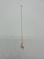 18kt Yellow Gold Necklace w/ Horse Pendant