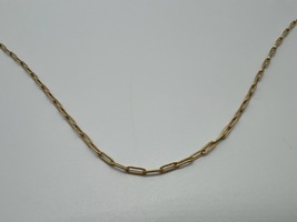 18kt Yellow Gold Chain Link Style Necklace