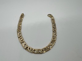 10kt Yellow Gold Unique Chain Link 8-3/4" Bracelet