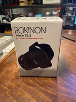 Rokinon 14mm F2.8 Full Frame Ultra Wide Angle Lens