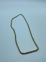 10kt Yellow Gold Rope Chain Necklace