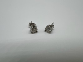 14kt White Gold Earrings w/ 1.2 Lab Diamonds