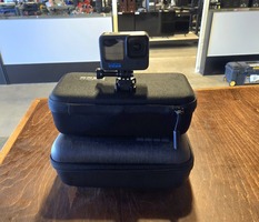 GoPro 11 (Black) w/ Accessories in Bag + 4 Batteries in Black Case