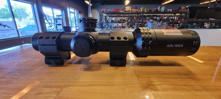 Bushnell Optics Drop Zone Reticle Riflescope w/ Target Turrets 1-4x/24mm w/ Mnt