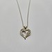 10kt Yellow Gold Necklace w/ Diamond Heart Pendant
