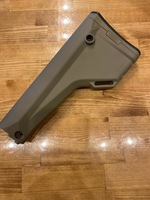 Brown Magpul Fixed AR Stock w/ Compartment on Back