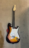 Fretlight 400 Series HSS 2-Color Sunburst Solid Body Electric Guitar