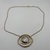 Yellow Gold Necklace With Cirlce Pendent