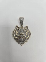 10K Y/G TIGER PENDANT