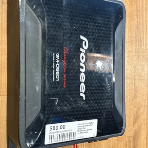 Pioneer GM-DX871 Mono subwoofer amplifier champion series — 800 watts RMS x 1 at