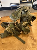 CAMO CHEST VEST RIG WITH BACK AND SIDE POUCHES