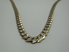 14K YELLOW GOLD CHAIN LINK NECKLACE