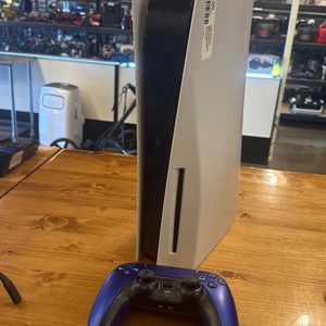 PLAYSTATION 5 DISC CONSOLE WITH POWER CABLE AND CONTROLLER NO HDMI 
