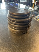70 POUNDS (LBS) IN EXCERCISE WEIGHT PLATES