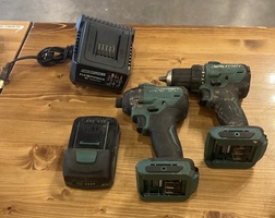 MASTERFORCE 241-0381 20V DRILL & IMPACT COMBO WITH ONE 2AH BATTERY AND CHARGER