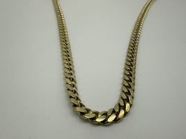 10K Y/G NECKLACE W/ FINAL SUPPER PENDANT 55.70GS