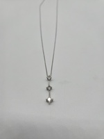 14K White gold necklace