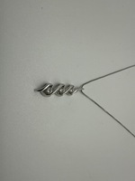 10k 2.0 grams .10 diamond necklace 