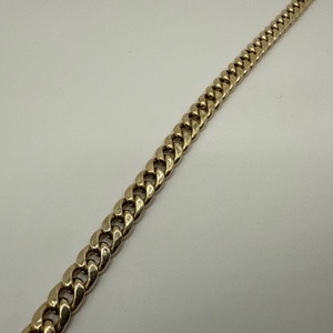 8.70gms 10K YELLOW GOLD BRACELET 8"