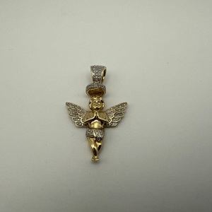 3.70gms 10K YELLOW GOLD ANGEL PENDANT 