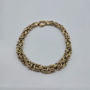 14K GOLD BRAIDED BRACELET 